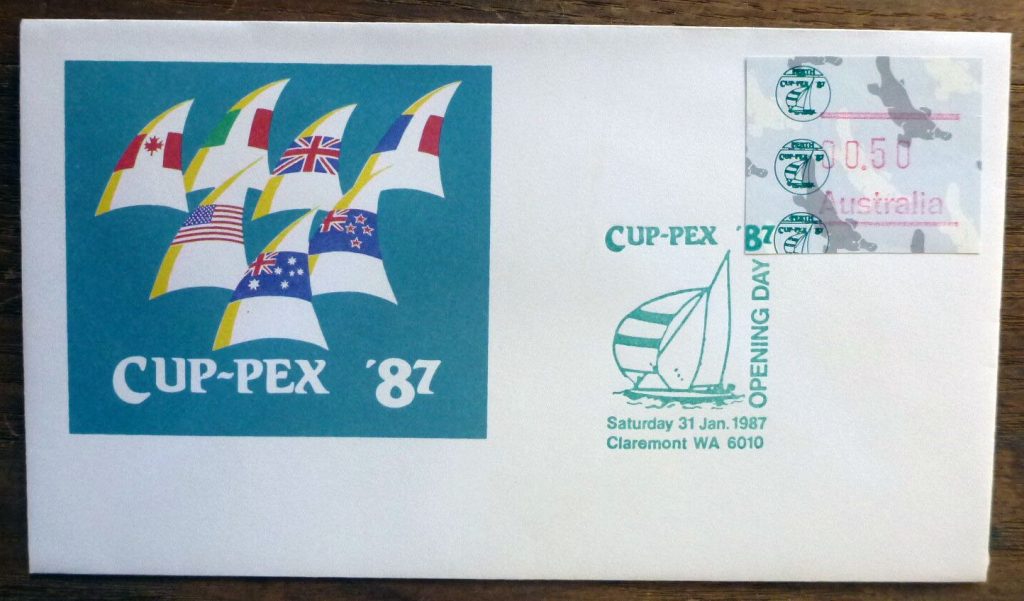 Cup-Pex '87 Opening Day Stamp